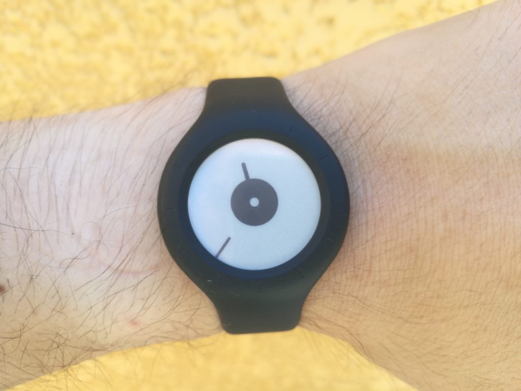 l'heure sur le Withings Go