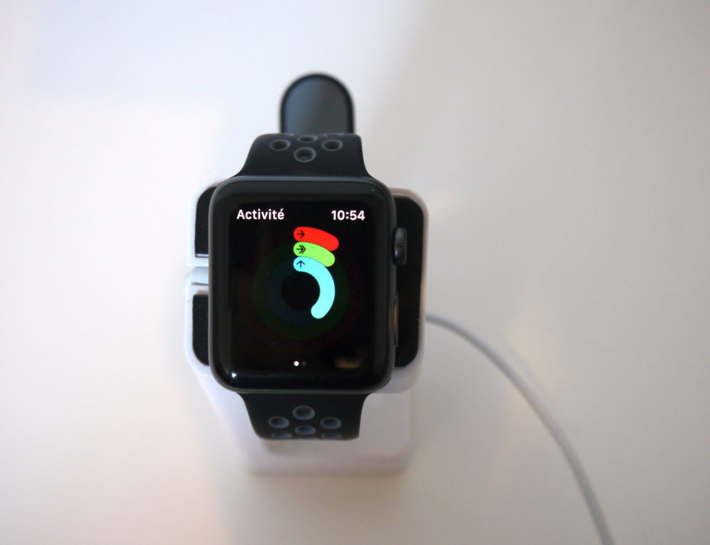 Activité physique de l'Apple Watch Séries 2